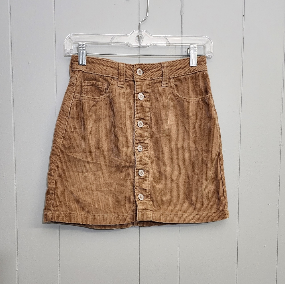 Hollister Corduroy Ultra High Rise Skirt Size 24